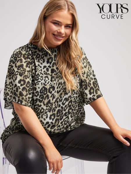 Yours Curve Natural London Flutter Sleeve Blouse (AU1859) | € 56