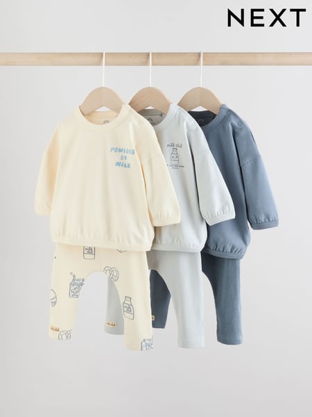 Blue Milk Club Baby Tops and Leggings 6 Piece Set (AU2523) | € 40 - € 43