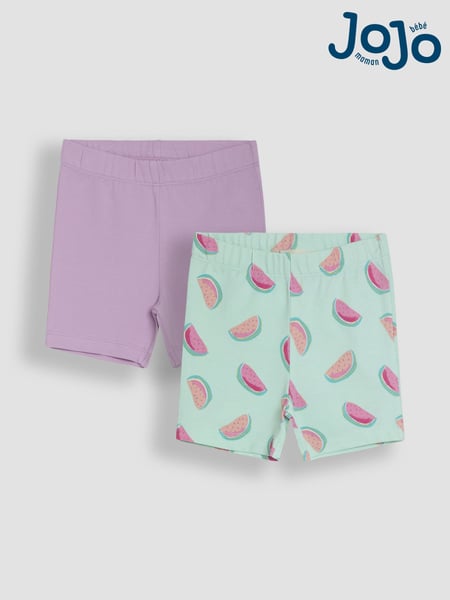 JoJo Maman Bébé Mint Green Watermelon Shorts 2 Pack (AU4639) | € 22 - € 27