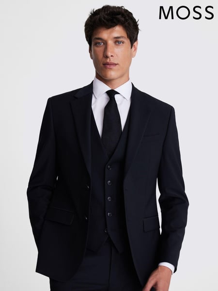 MOSS Black Slim Fit Jacket (AU5230) | € 342
