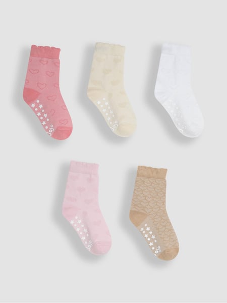 JoJo Maman Bébé Pink Socks 5 Pack (AU6286) | € 26