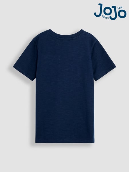 JoJo Maman Bébé Blue 2 Pack New York & Striped T-Shirts (AU6288) | € 35 - € 37