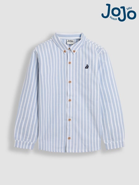 JoJo Maman Bébé Blue Stripe Striped Shirt (AU6294) | € 38 - € 40