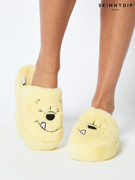 Skinnydip Disney Winnie The Pooh White Slippers (AU6390) | 34 €
