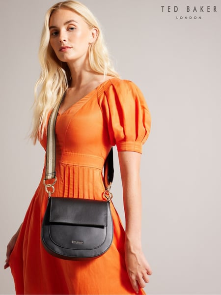Ted Baker Black Darcell Branded Webbing Satchel Cross-Body Bag (AU6520) | € 218