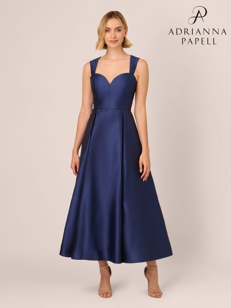 Adrianna Papell Sweetheart Mikado Ankle Dress (AU7308) | € 310