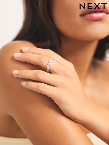 Sterling Silver Sparkle Eternity Ring (AU7415) | € 35