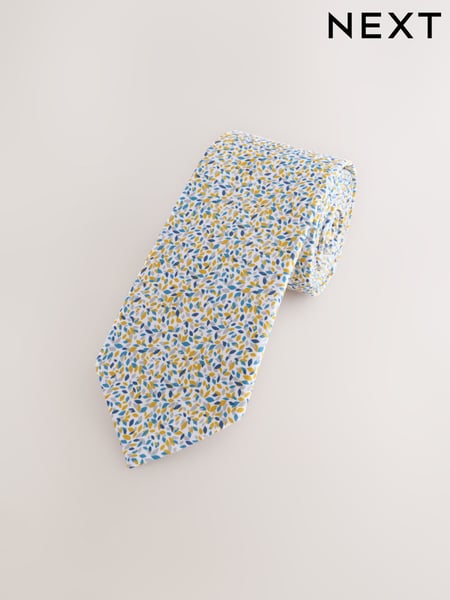 Scattered Leaves 100% Cotton Printed Tie (AU9456) | € 52