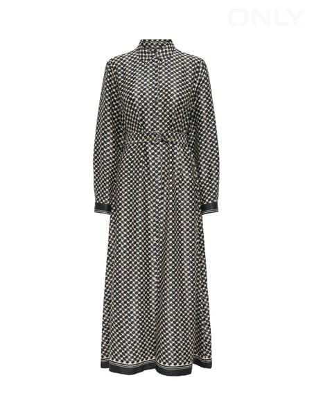 ONLY Black Belted Midaxi Skirt Dress (AV0310) | € 37