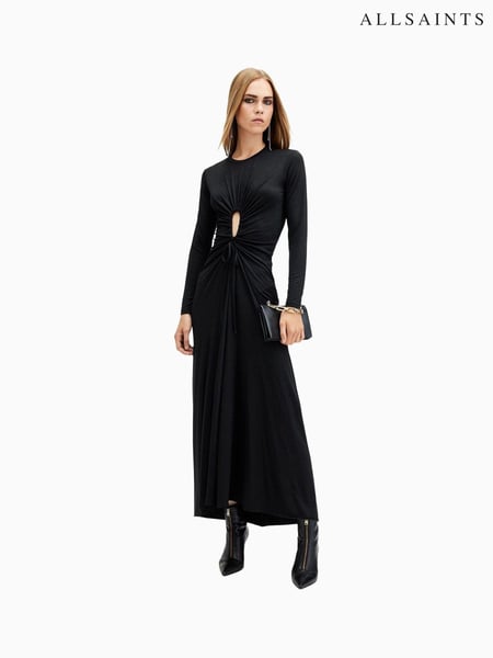AllSaints Black Xylia Long Sleeves Dress (AV1194) | € 139
