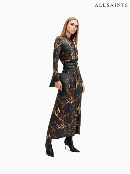 AllSaints Black Mina Dress (AV1209) | € 124