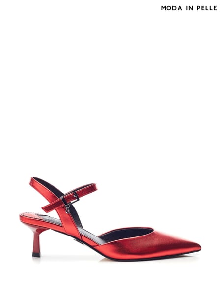 Moda in Pelle Jobourg Pointed Kitten Heel Strappy Shoes (AV1532) | € 61