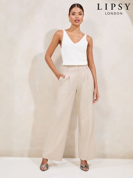 Lipsy Stone Premium Wide Leg Trousers (AV3572) | € 72