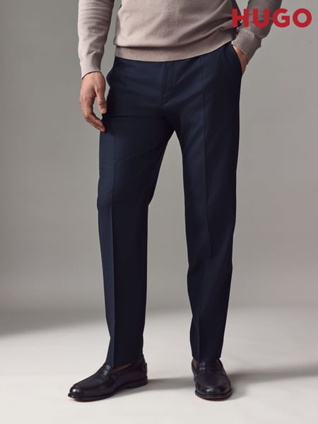 HUGO Blue Hugo Wool Blend Stretch Trousers (AV3768) | € 201