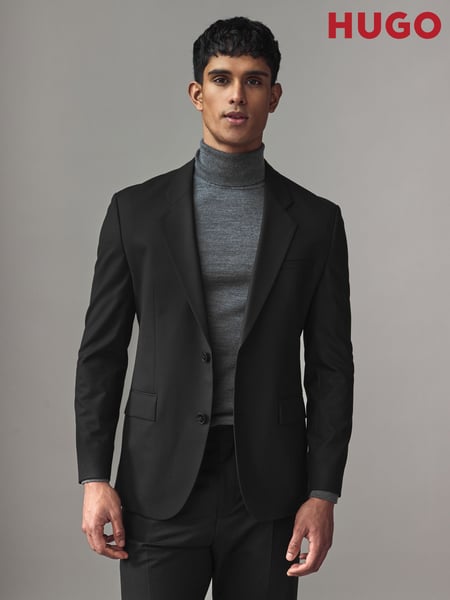 HUGO Black Hugo Wool Blend Suit Jacket (AV3968) | € 225
