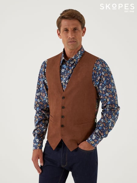 Skopes Ginger Brown Camplin Waistcoat (AV4030) | € 70