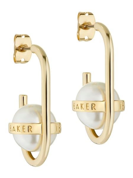 Ted Baker Gold Tone PERITTA: Statement Pearl Hoop Earrings (AV4301) | € 62
