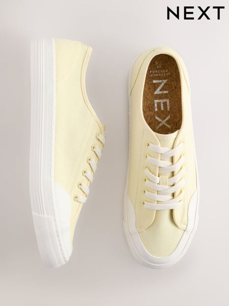 Yellow Forever Comfort® Round Toe Chunky Baseball Trainers (AV4932) | € 35