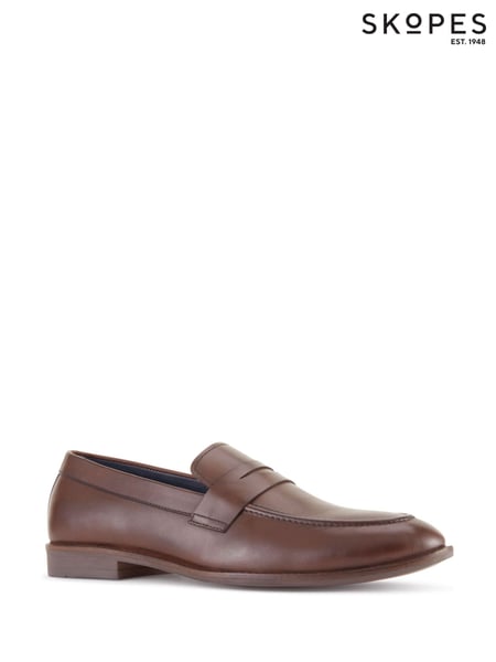 Skopes Brown Leather Loafers (AV6478) | € 94