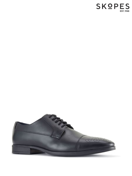 Skopes Black Toe Cap Brogues Shoes (AV6483) | € 94