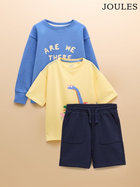 Joules Boys' Top To Toe Multi Sweat Short and Top Set (AV7501) | € 53 - € 58