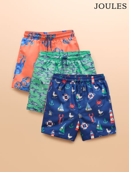 Joules Ocean Multi Pack Of Three Swim Shorts (AV7520) | € 59 - € 62