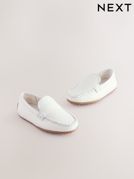 White Leather Loafers Shoes (AV8913) | € 37 - € 40