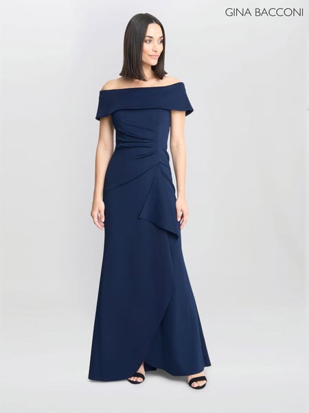 Gina Bacconi Blue Carla Off The Shoulder Maxi Dress (AW0258) | € 466