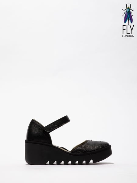 Fly London Biso Ankle Strap Wedge Shoes (AW2637) | € 156