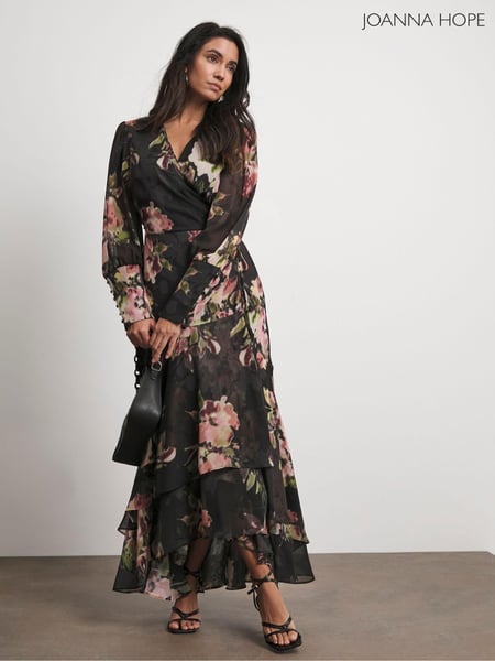Joanna Hope Black Wrap Dress (AW3177) | € 148