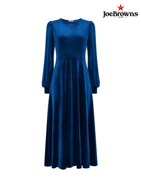 Joe Browns Dark Green Petite Velour Long-Sleeved Midi Dress (AW3715) | € 65