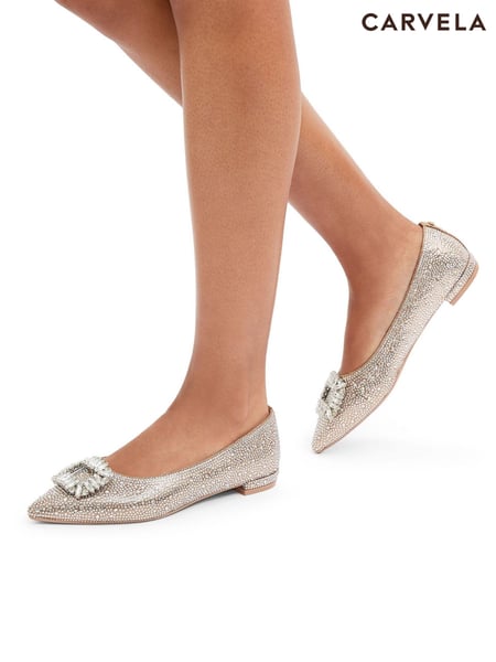 Carvela Virtue Flat Black Shoes (AW4836) | € 154