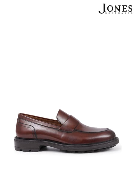 Jones Bootmaker Romeo Leather Brown Loafers (AW4983) | € 154