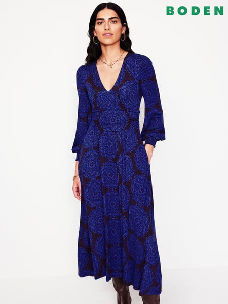 Boden Purple Daphne Jersey Maxi Dress (AW6007) | € 59