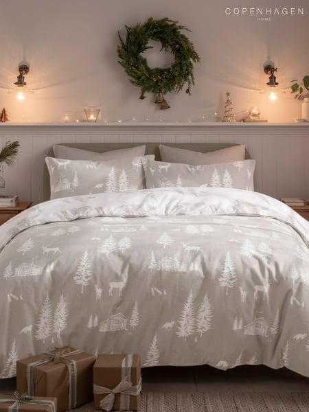 Copenhagen Home 100% Cotton Winter Lodge Duvet Cover Set (AW6662) | 47 € - 94 €