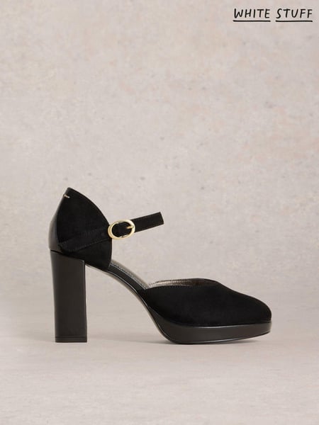 White Stuff Black Priscilla Platform Shoes (AW6980) | € 60