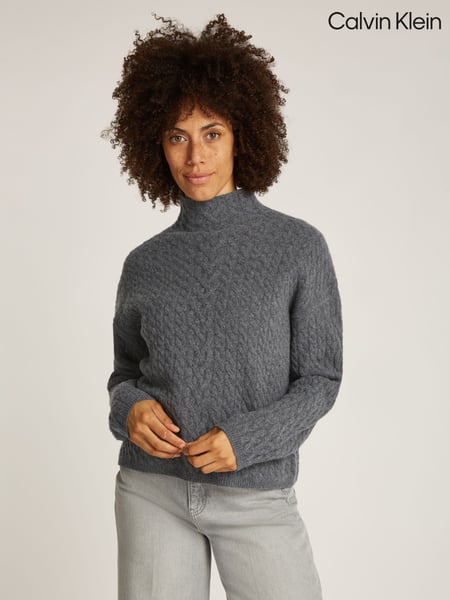 Calvin Klein Relaxed Soft Wool Cable Jumper (AW9108) | 140 €
