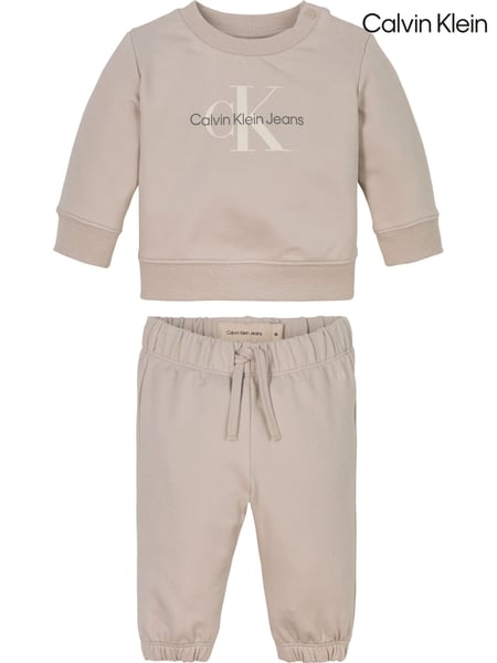 Calvin Klein Grey Newborn Terry Tracksuit (AW9115) | € 133