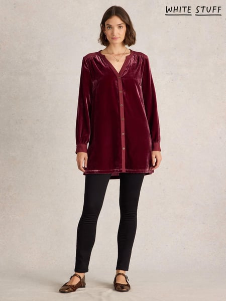 White Stuff Purple Velvet Tunic (AY0531) | € 60