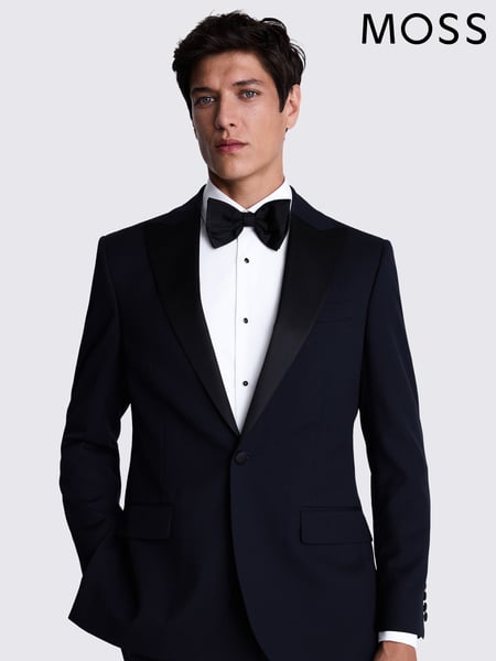 MOSS Blue Tailored Fit Midnight Jacket (AY1207) | € 295