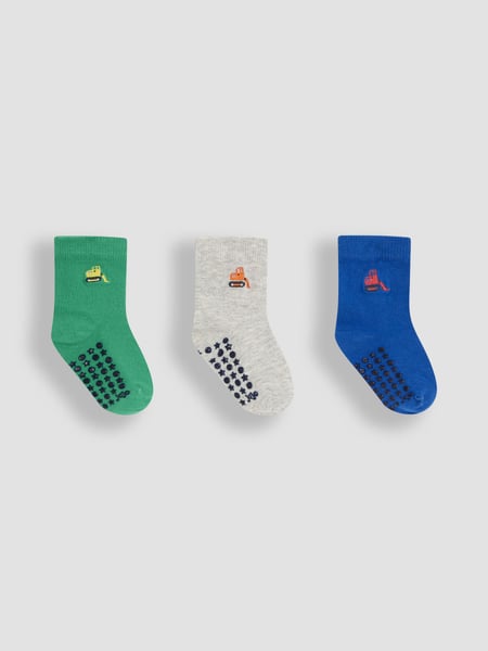 JoJo Maman Bébé Blue Printed Socks 3 Pack (AY1347) | € 15