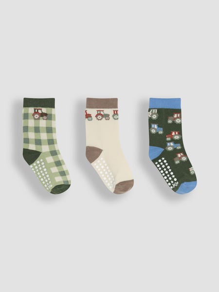 JoJo Maman Bébé Neutral Printed Socks 3 Pack (AY1360) | € 15
