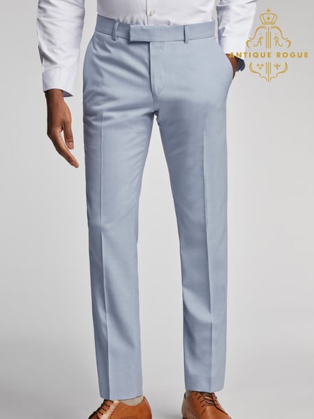 Antique Rogue Blue Cloud Regular Trousers (AY3357) | € 100