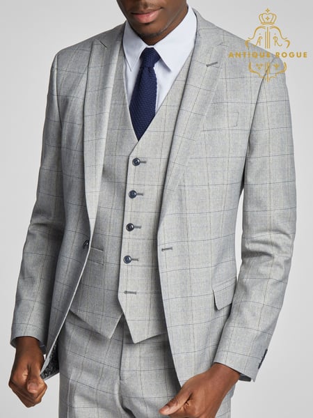 Antique Rogue Grey Check Jacket (AY3360) | € 179