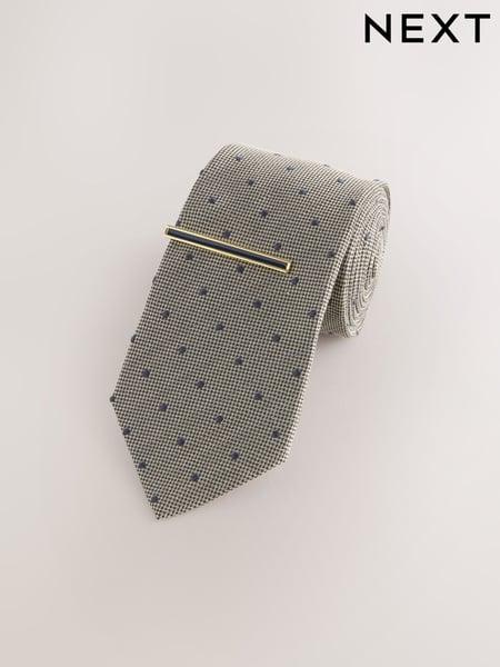 Neutral Polka Dot Tie (AY4124) | € 24
