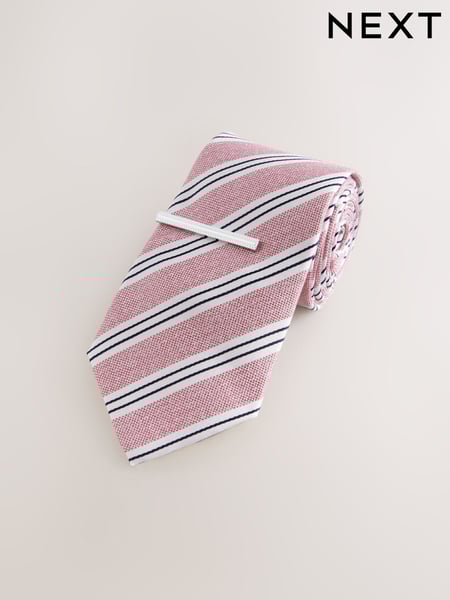 Pink Silk Design Tie (AY4249) | € 39