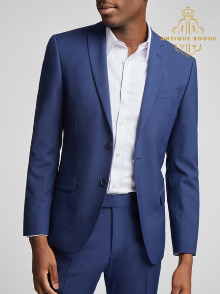 Antique Rogue Blue Bright Blue Tailored Jacket (AY4379) | € 179