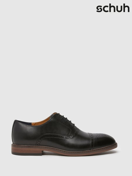 Schuh Raven Leather Black Brogues (AY4479) | € 86
