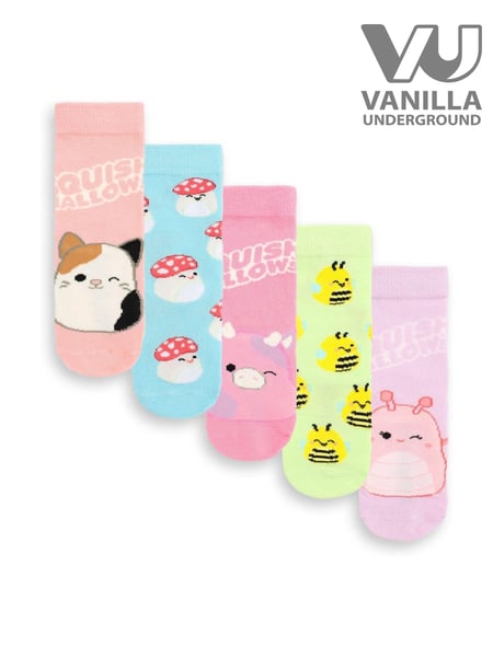 Vanilla Underground Pink Girls Squishmallows Socks 5 Pack (AY6147) | € 22