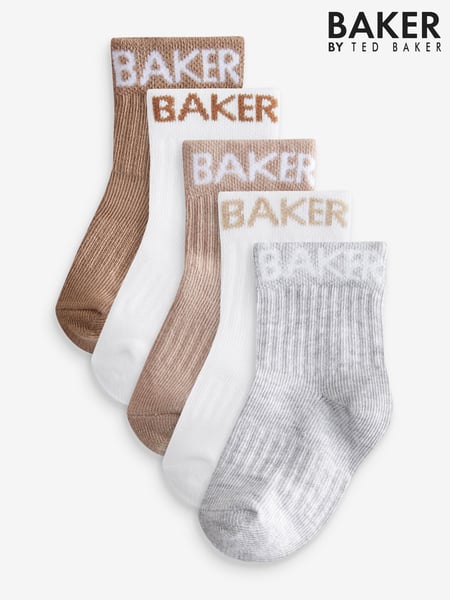 Baker by Ted Baker Baby Socks 5 Pack (AY7868) | € 12 - € 14